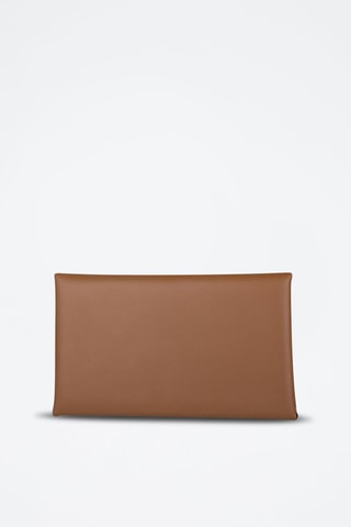 $Pochette en cuir - Marron