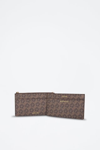 $Pochette en cuir - Marron