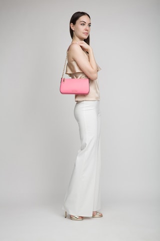 $Sac porté épaule en cuir - Rose
