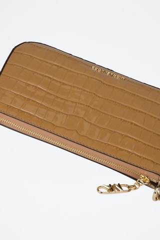 $Sac porté épaule en cuir - Noisette