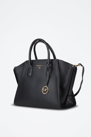 $Sac à main en cuir - Noir
