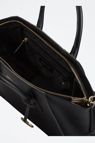 $Sac à main en cuir - Noir
