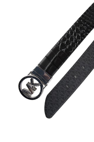$Ceinture en cuir - Noir