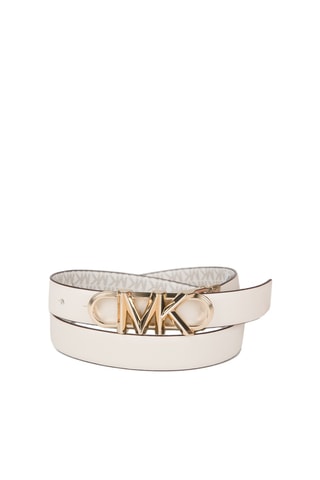 $Ceinture en cuir - Crème