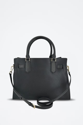 $Sac à main en cuir - Noir
