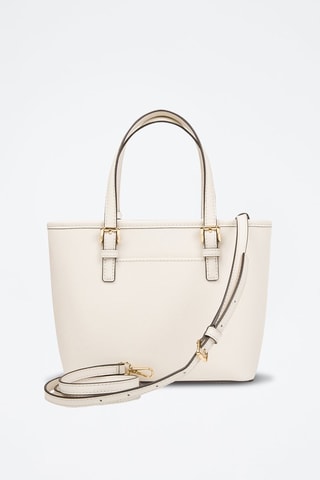 $Sac à main en cuir Jet Set Travel - Ecru
