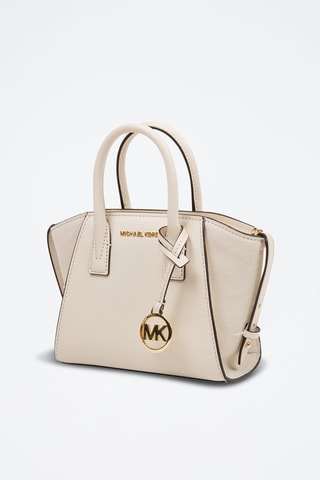 $Sac à main en cuir Avril - Beige