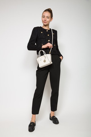 $Sac à main en cuir Avril - Beige