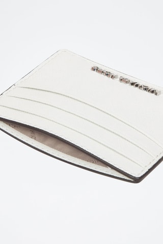 $Porte-cartes en cuir Jet Set - Blanc