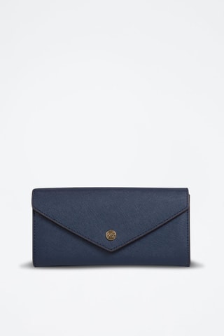 $Pochette en cuir - Bleu marine