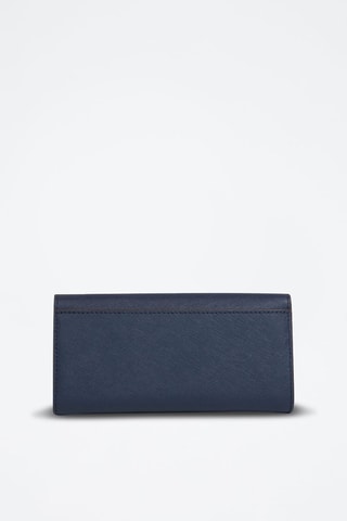 $Pochette en cuir - Bleu marine