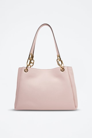 $Sac porté épaule en cuir Trisha L - Rose