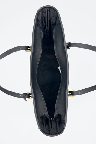 $Cabas en cuir - Noir