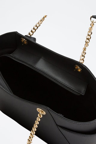 $Cabas en cuir - Noir
