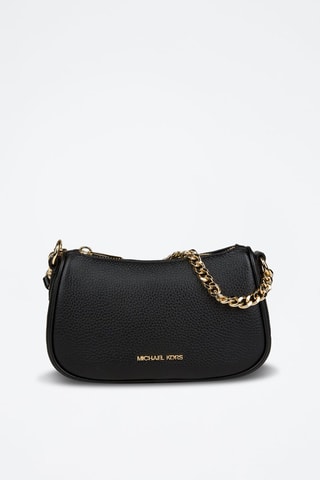 $Sac porté épaule en cuir - Noir