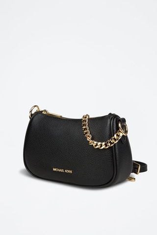 $Sac porté épaule en cuir - Noir