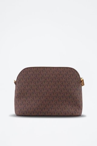 $Sac bandoulière en cuir - Marron