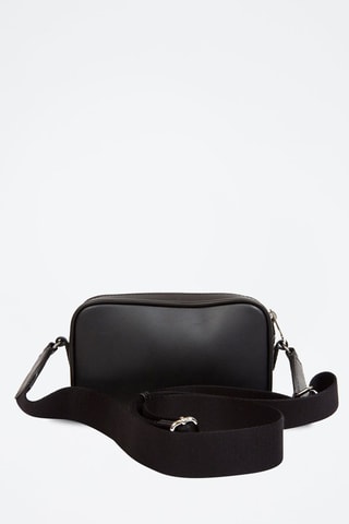 $Sac bandoulière en cuir Bradshaw - Noir
