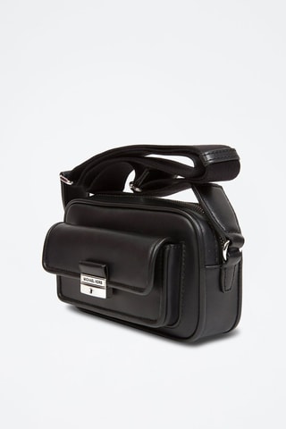 $Sac bandoulière en cuir Bradshaw - Noir
