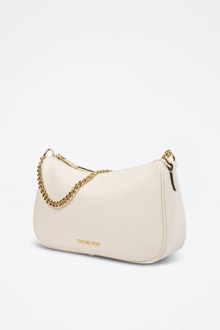 $Sac bandoulière en cuir Carmela - Blanc