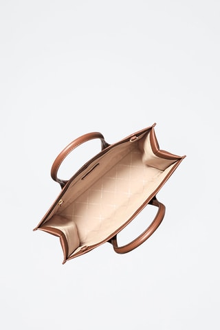 $Sac à main en cuir - Camel