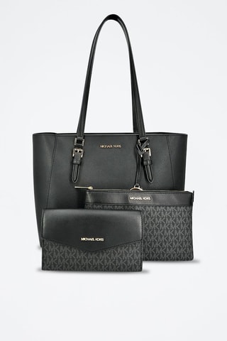 $Cabas en cuir - 
Noir