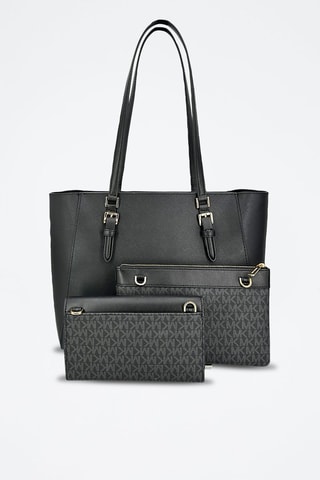 $Cabas en cuir - 
Noir