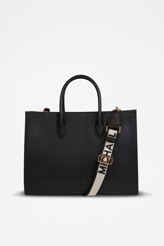 $Sac à main en cuir - Noir