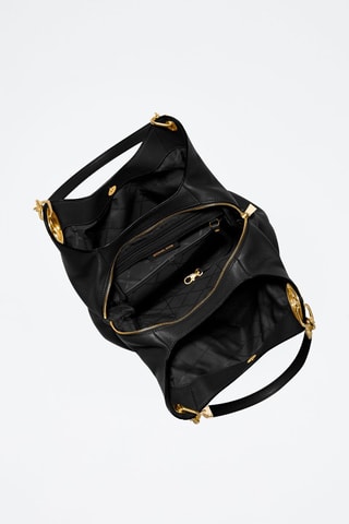 $Sac porté épaule en cuir - 
Noir