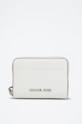$Porte-cartes en cuir Jet Set - Blanc