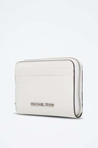 $Porte-cartes en cuir Jet Set - Blanc