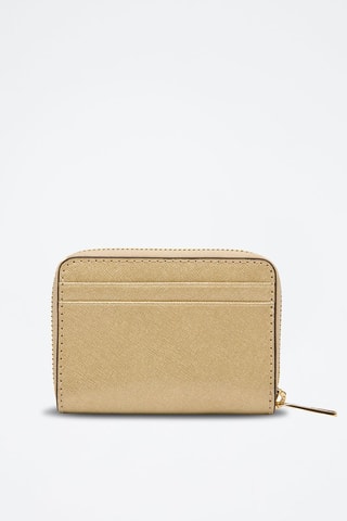 $Porte-cartes en cuir Jet Set - Doré