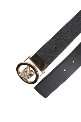 $Ceinture en cuir Pave - Noir