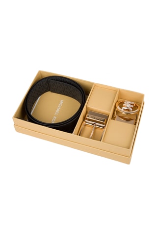 $Ceinture en cuir Pave - Noir