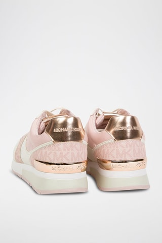 $Baskets Andi - Rose et blanc