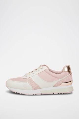 $Baskets Andi - Rose et blanc
