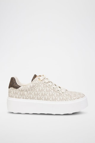 $Baskets plateformes - Ecru