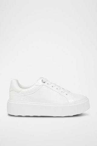 $Baskets plateformes - Blanc