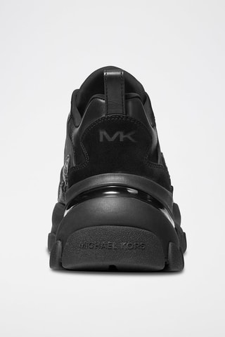 $Baskets en cuir - Noir