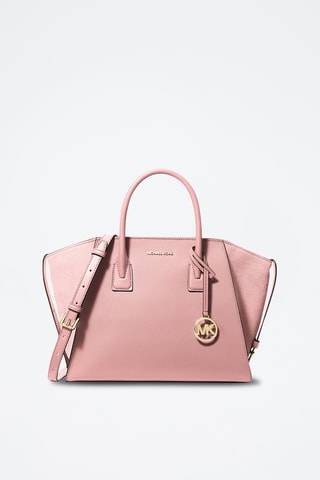 $Sac à main en cuir Avril - Rose poudré