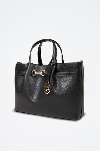 $Sac à main en cuir Carson - Noir