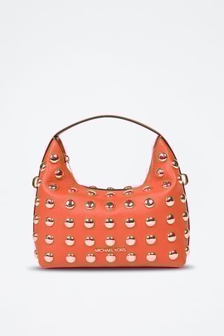 $Sac porté épaule en cuir Ember - Rouge