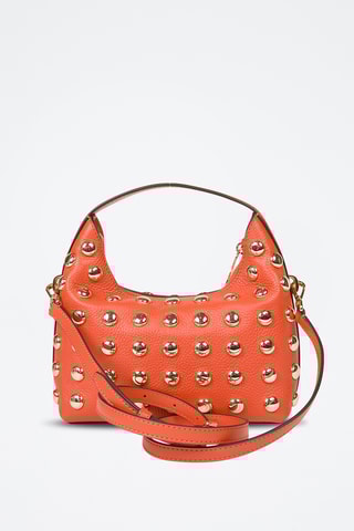 $Sac porté épaule en cuir Ember - Rouge