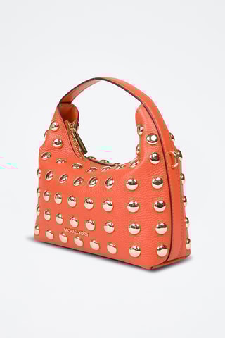 $Sac porté épaule en cuir Ember - Rouge