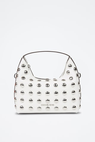 $Sac porté épaule en cuir Ember - Blanc