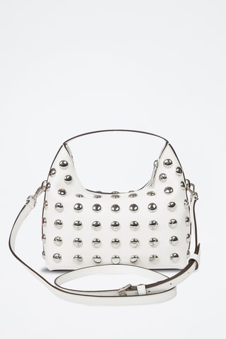 $Sac porté épaule en cuir Ember - Blanc