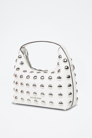 $Sac porté épaule en cuir Ember - Blanc