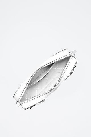 $Sac bandoulière en cuir Jet Set - Blanc