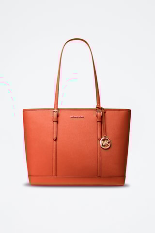 $Cabas en cuir Jet Set - Orange