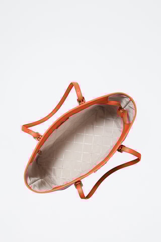 $Cabas en cuir Jet Set - Orange